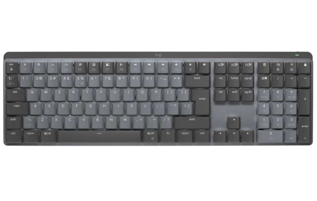 Клавиатура беспроводная Logitech MX Mechanical Graphite (920-010757) - Фото 1