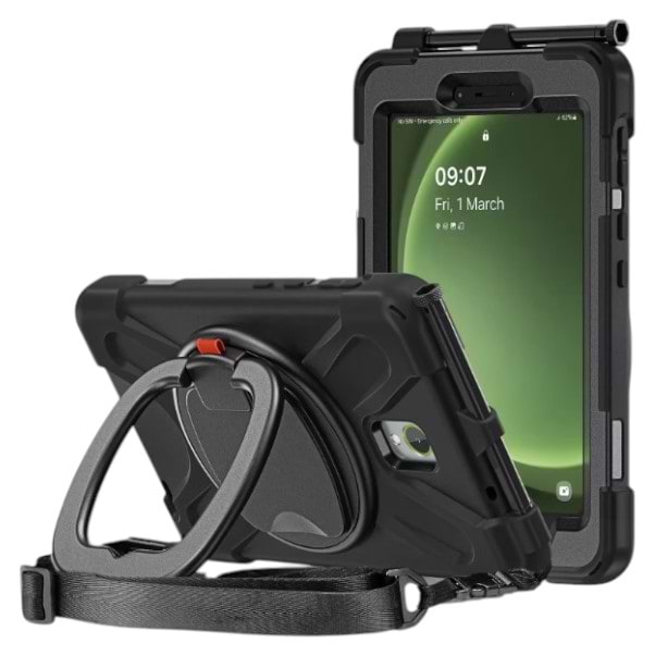 Чохол для планшета BeCover Heavy Duty Case With Stand Holder for Samsung Galaxy Tab Active 5 SM-X306B 8" Black (710950) - Фото 1
