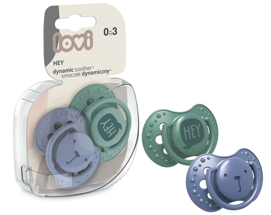 Симетрична пустушка Lovi 0-3 міс 2 шт. Hey Boy (22/885boy) - Фото 1