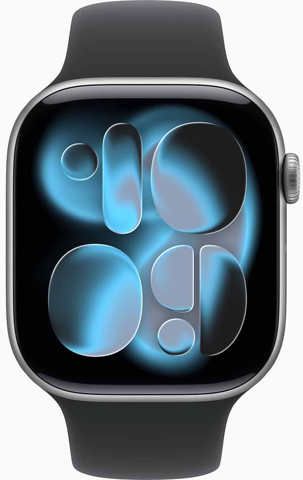 Фото - Смарт-часы Apple Watch Series 11 GPS + eSIM 46mm Space Grey Aluminium Case with Black Sport Band - M/L