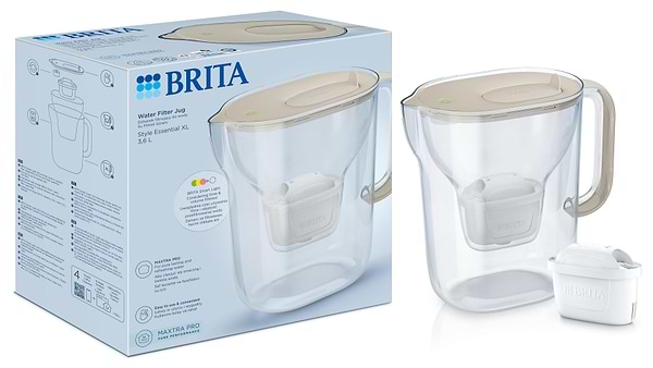 Фото - Фільтр-глечик Brita Style Essential XL Mxpro пісочний