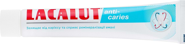 Фото - Зубна паста Lacalut anti-caries 75 мл (4016369694534)