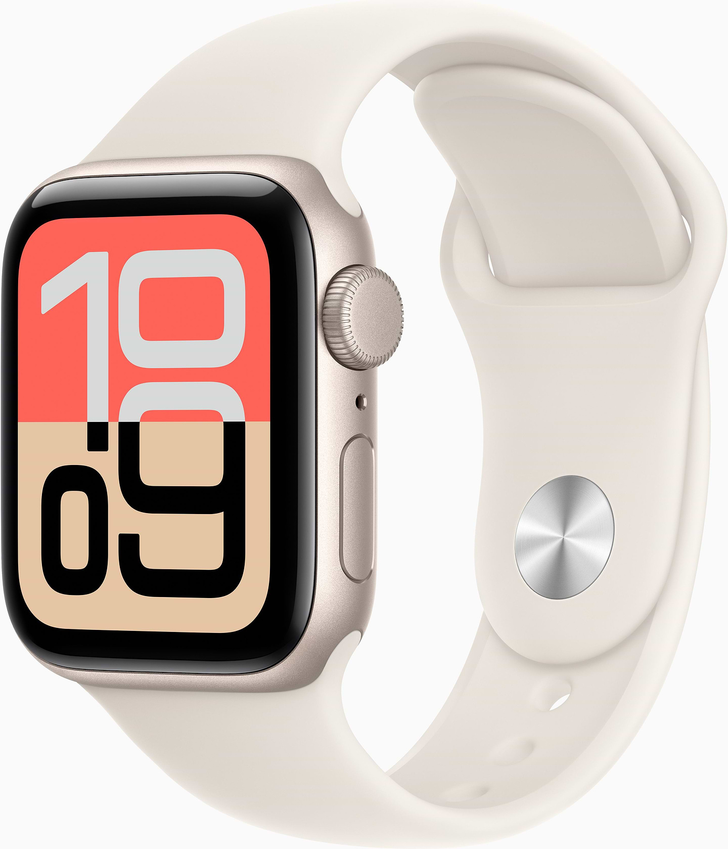 Смарт-часы Apple Watch SE 3 GPS 40mm Starlight Aluminium Case with Starlight Sport Band - M/L - Фото 1