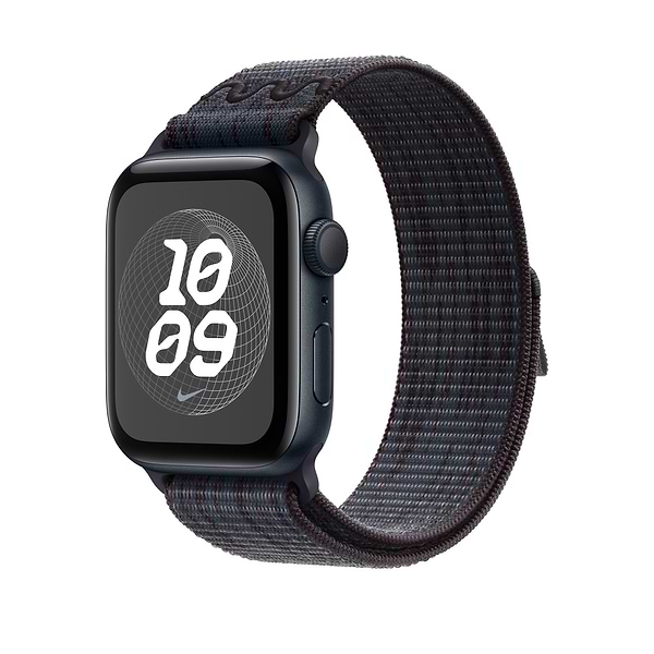 Фото - Ремінець для смарт-годинника Apple 46mm Black/Blue Nike Sport Loop (MYJD3ZM/A)