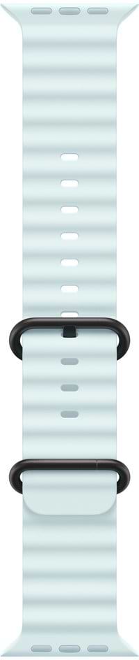 Фото - Ремінець для смарт-годинника Apple 49mm Ice Blue Ocean Band - Black Titanium Finish (MYP83ZM/A)