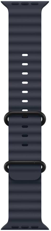 Фото - Ремінець для смарт-годинника Apple 49mm Navy Ocean Band - Black Titanium Finish (MYPA3ZM/A)