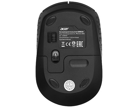 Фото - Миша бездротова Acer OMR020 WL (ZL.MCEEE.029) Black