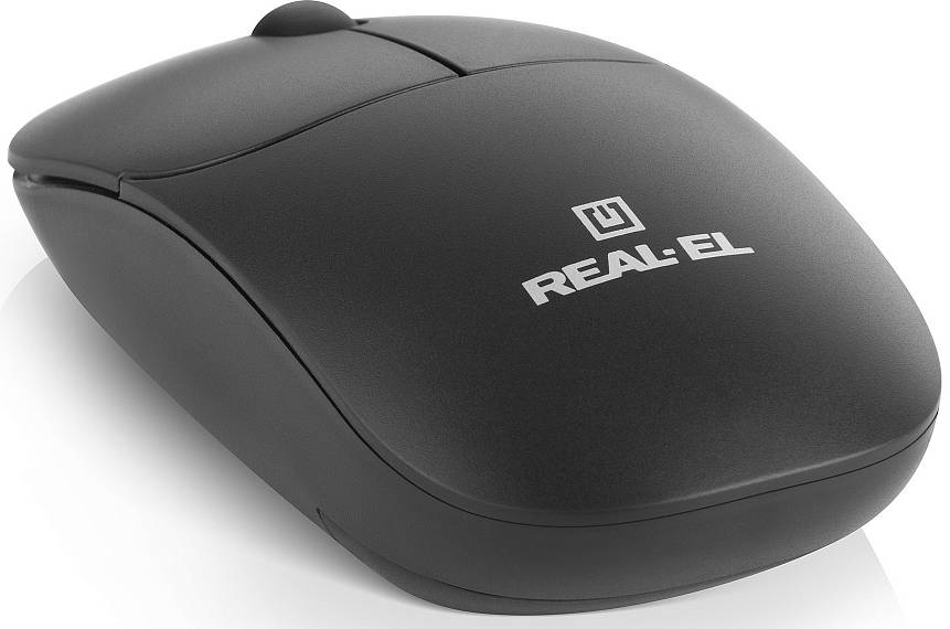 Фото - Миша бездротова REAL-EL RM-311 W Black (EL123200041)