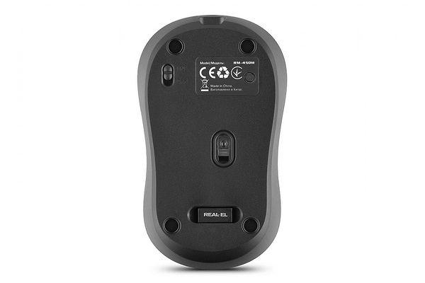 Фото - Миша бездротова REAL-EL RM-450W Black