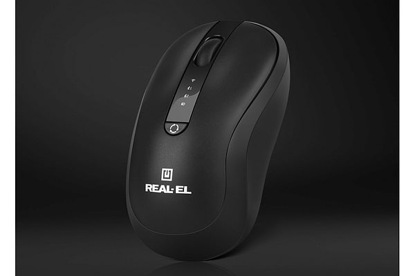 Фото - Миша бездротова REAL-EL RM-450W Black