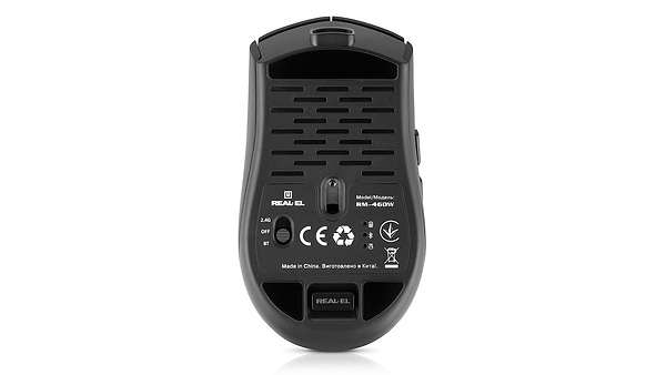 Фото - Миша бездротова REAL-EL RM-460W Black (EL123200048)