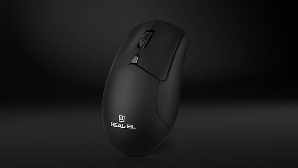 Фото - Миша бездротова REAL-EL RM-460W Black (EL123200048)
