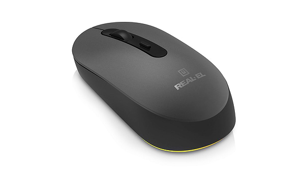 Фото - Мышь беспроводная REAL-EL RM-470W Dark Gray (EL123200049)