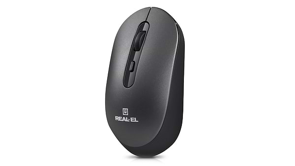 Фото - Мышь беспроводная REAL-EL RM-470W Dark Gray (EL123200049)