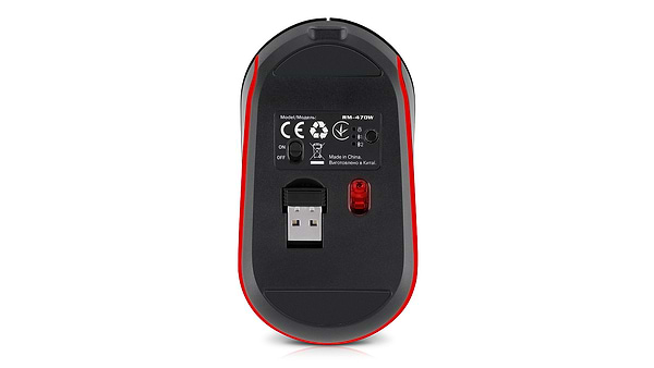 Фото - Мышь беспроводная REAL-EL RM-470W Dark Gray (EL123200049)