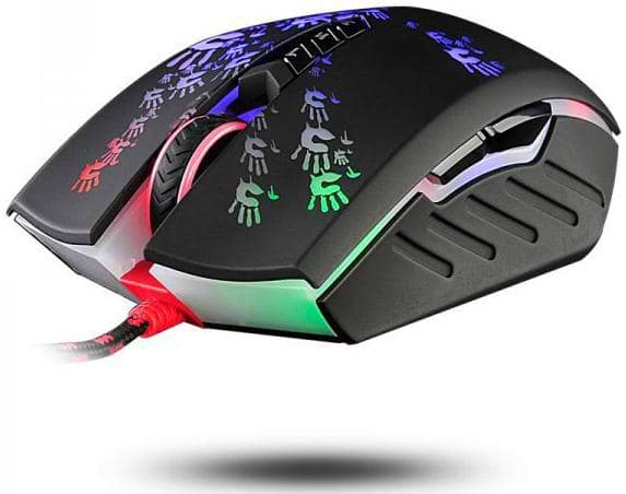 Фото - Миша дротова ігрова Bloody A60A  (Black)