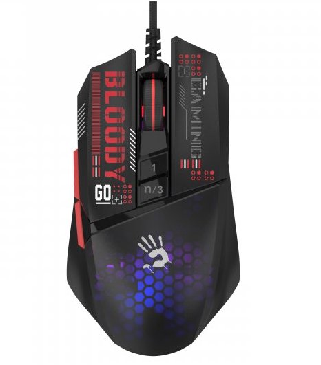 Фото - Мышь проводная игровая Bloody W60 Max Mini Honeycomb