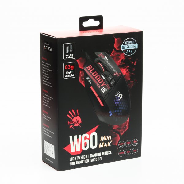 Фото - Мышь проводная игровая Bloody W60 Max Mini Honeycomb