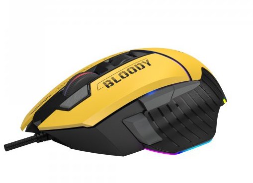 Фото - Миша дротова ігрова Bloody W95 Max Sports Lime