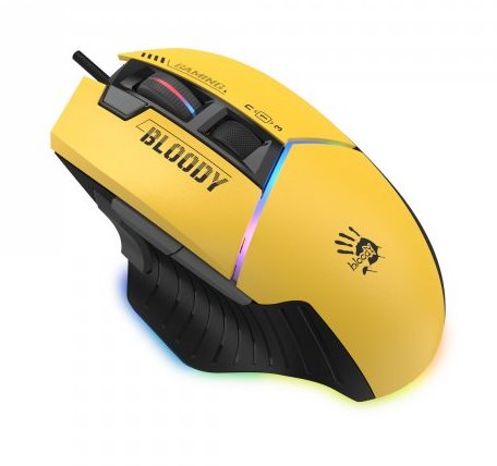 Фото - Миша дротова ігрова Bloody W95 Max Sports Lime