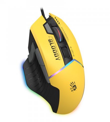 Фото - Миша дротова ігрова Bloody W95 Max Sports Lime