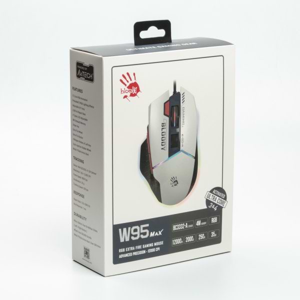 Фото - Миша дротова ігрова Bloody W95 Max Sports Navy