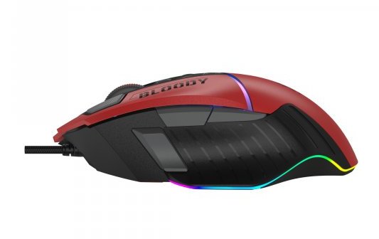 Фото - Мышь проводная игровая Bloody W95 Max Sports Red