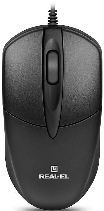 Фото - Миша дротова REAL-EL RM-214 Black (EL123200039)