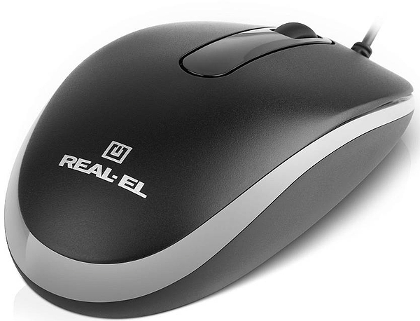 Фото - Миша дротова REAL-EL RM-215 Black (EL123200037)