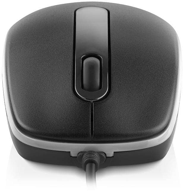 Фото - Мышь проводная REAL-EL RM-217 Black (EL123200038)