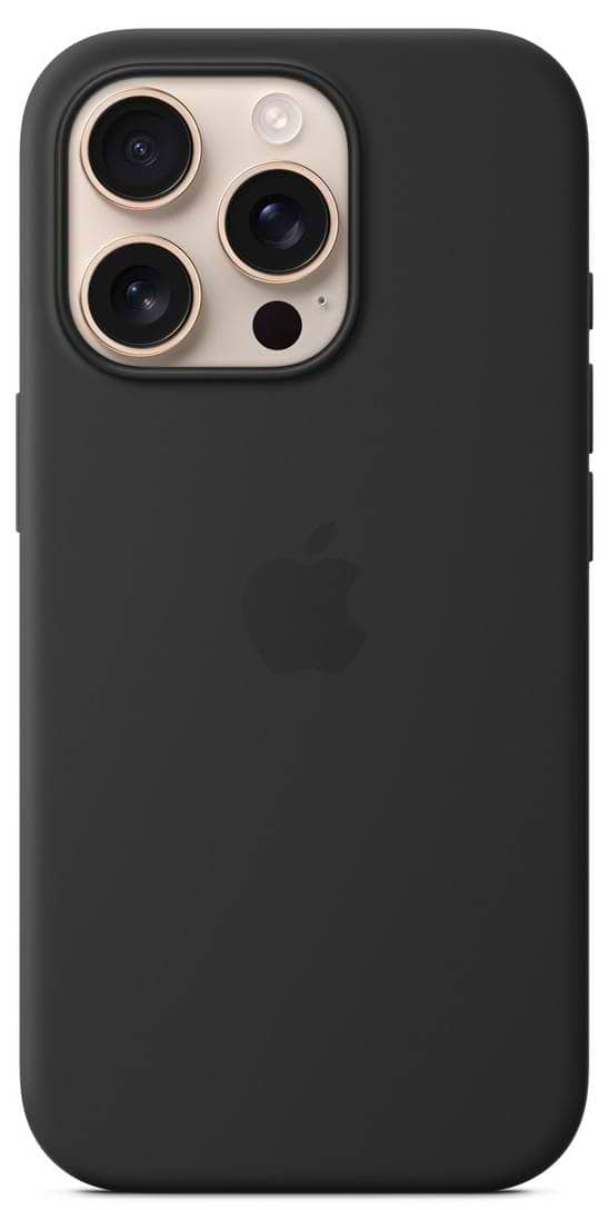 Чехол для смартфона Apple Silicone Case with MagSafe Black iPhone 16 Pro (MYYJ3ZM/A) - Фото 1
