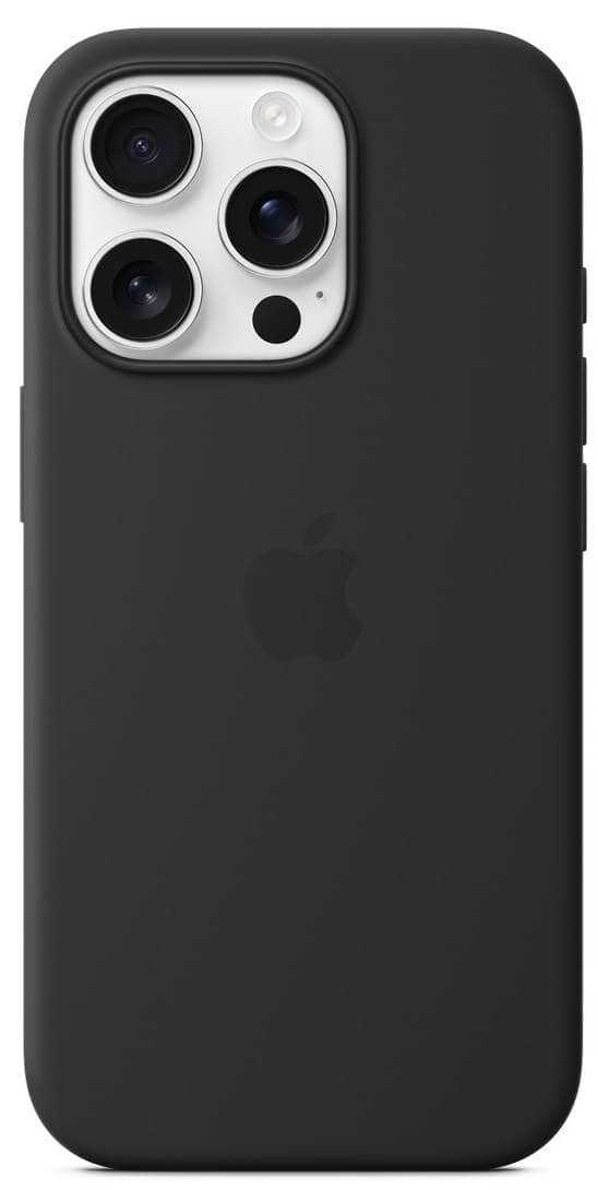 Фото - Чохол для смартфону Apple Silicone Case with MagSafe Black iPhone 16 Pro (MYYJ3ZM/A)