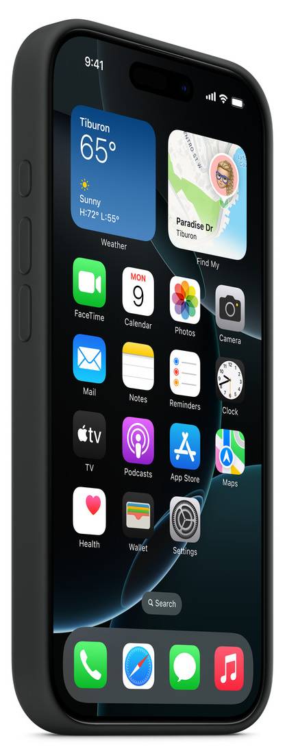 Фото - Чохол для смартфону Apple Silicone Case with MagSafe Black iPhone 16 Pro (MYYJ3ZM/A)