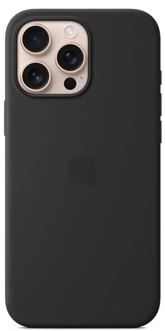 Чехол для смартфона Apple Silicone Case with MagSafe Black iPhone 16 Pro Max (MYYT3ZM/A) - Фото 1