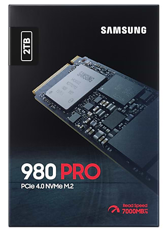 Фото - SSD-накопитель внутренний Samsung M.2 980 PRO 2TB NVMe PCIe 4.0 4x 2280 3-bit MLC (MZ-V8P2T0BW)