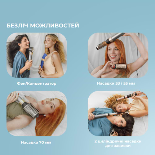 Фото - Стайлер Cecotec Bamba CeramicCare 14in1 AirGlam Aluminum (CCTC-00254)