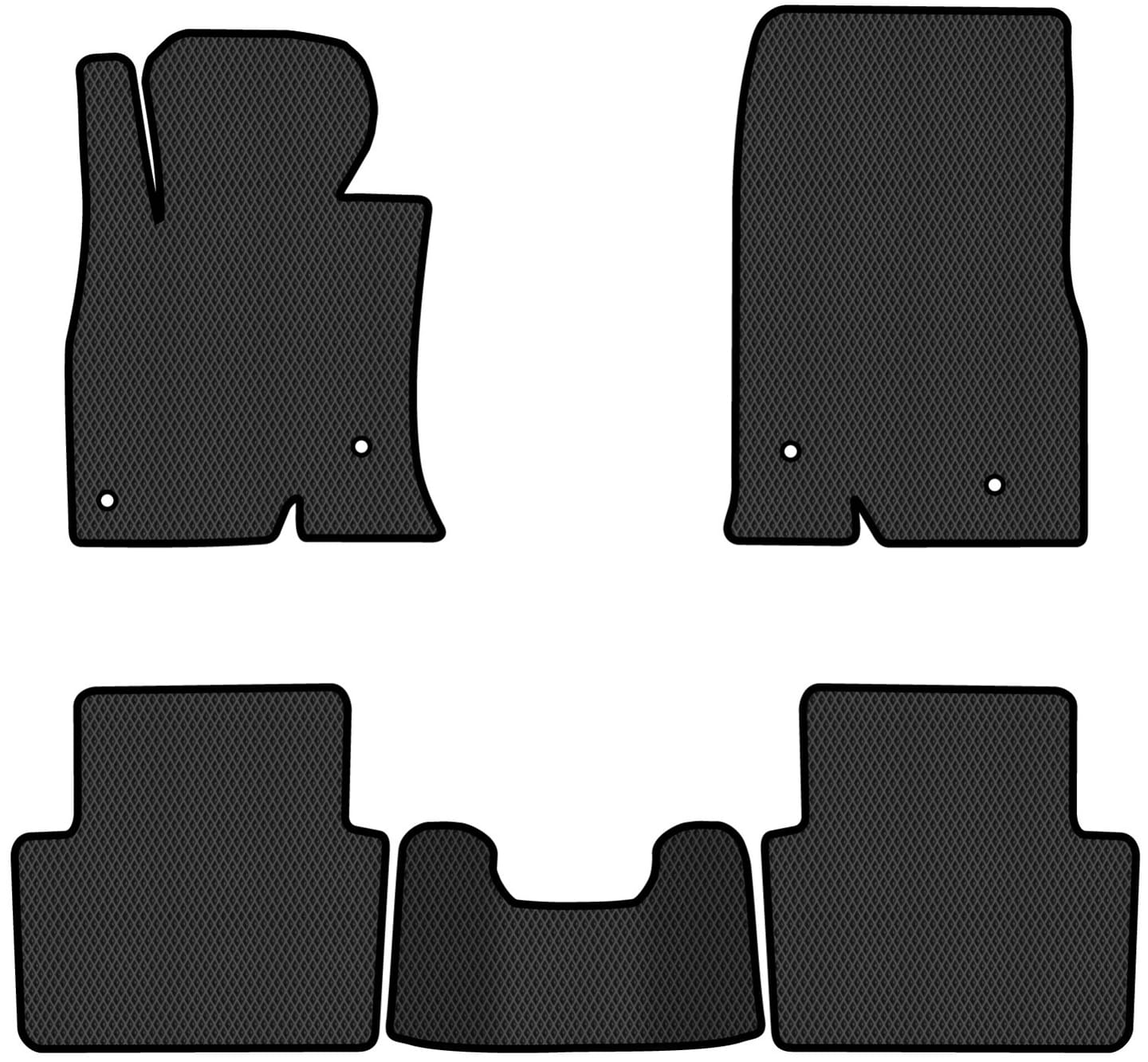 EVA коврики в салон авто EVAtech для 3 (BM) Mazda 2013-2019 3 поколение Sedan USA (MZ11073C5VL4RBB)