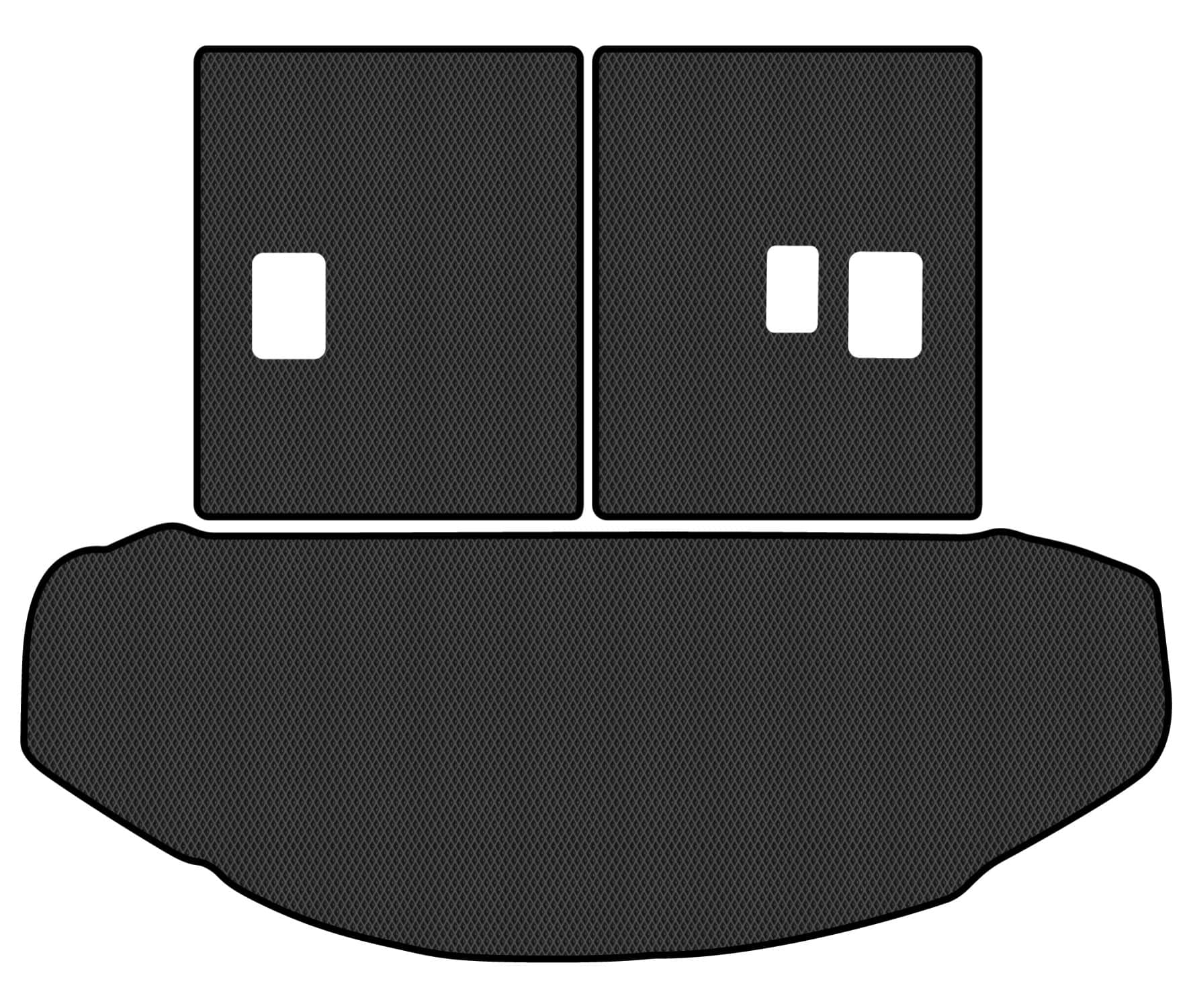 EVA килимок в багажник авто EVAtech для CX-9 (TC) (7 seats) Mazda 2016 2 покоління SUV USA MZ11398BE3RBB