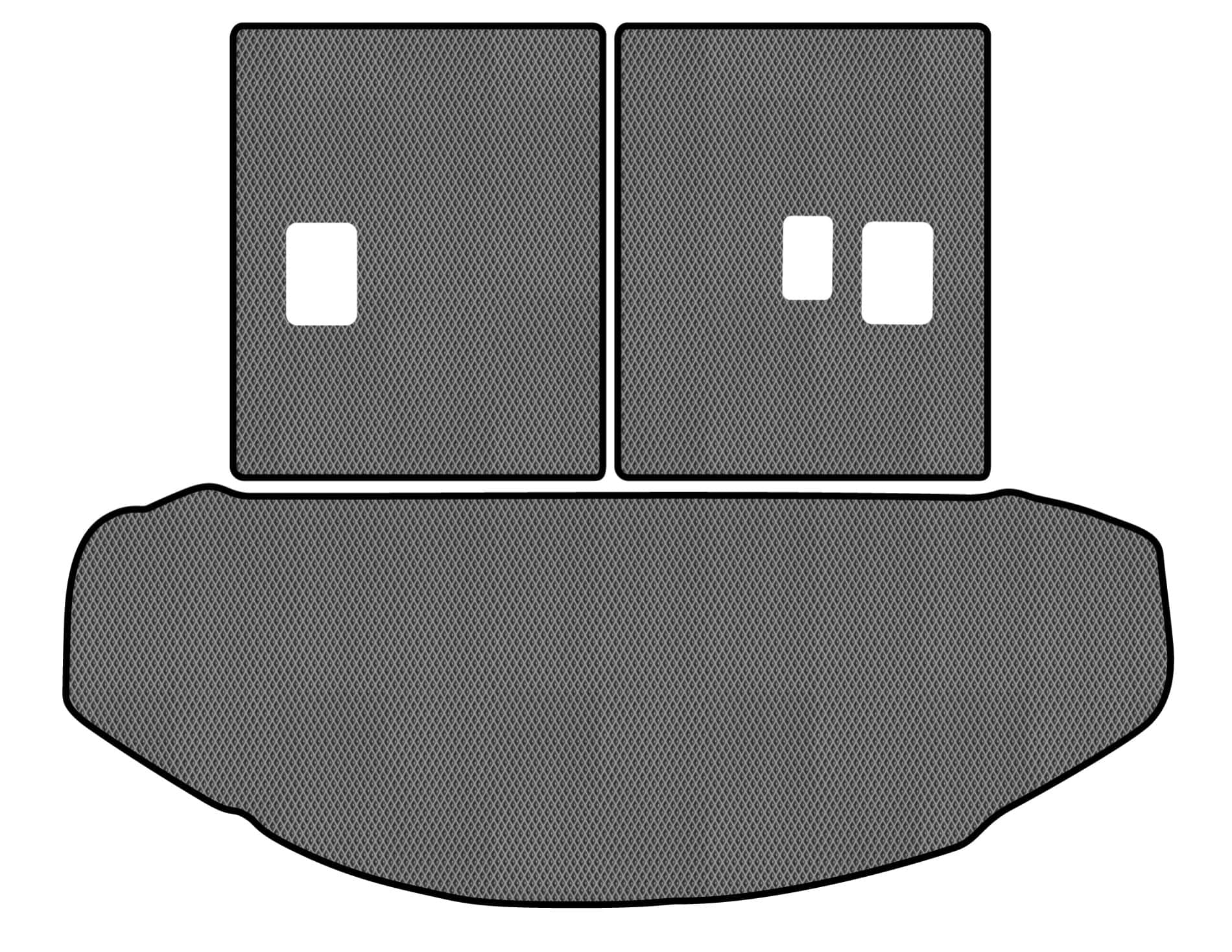 EVA килимок в багажник авто EVAtech для CX-9 (TC) (7 seats) Mazda 2016 2 покоління SUV USA MZ11398BE3RGB