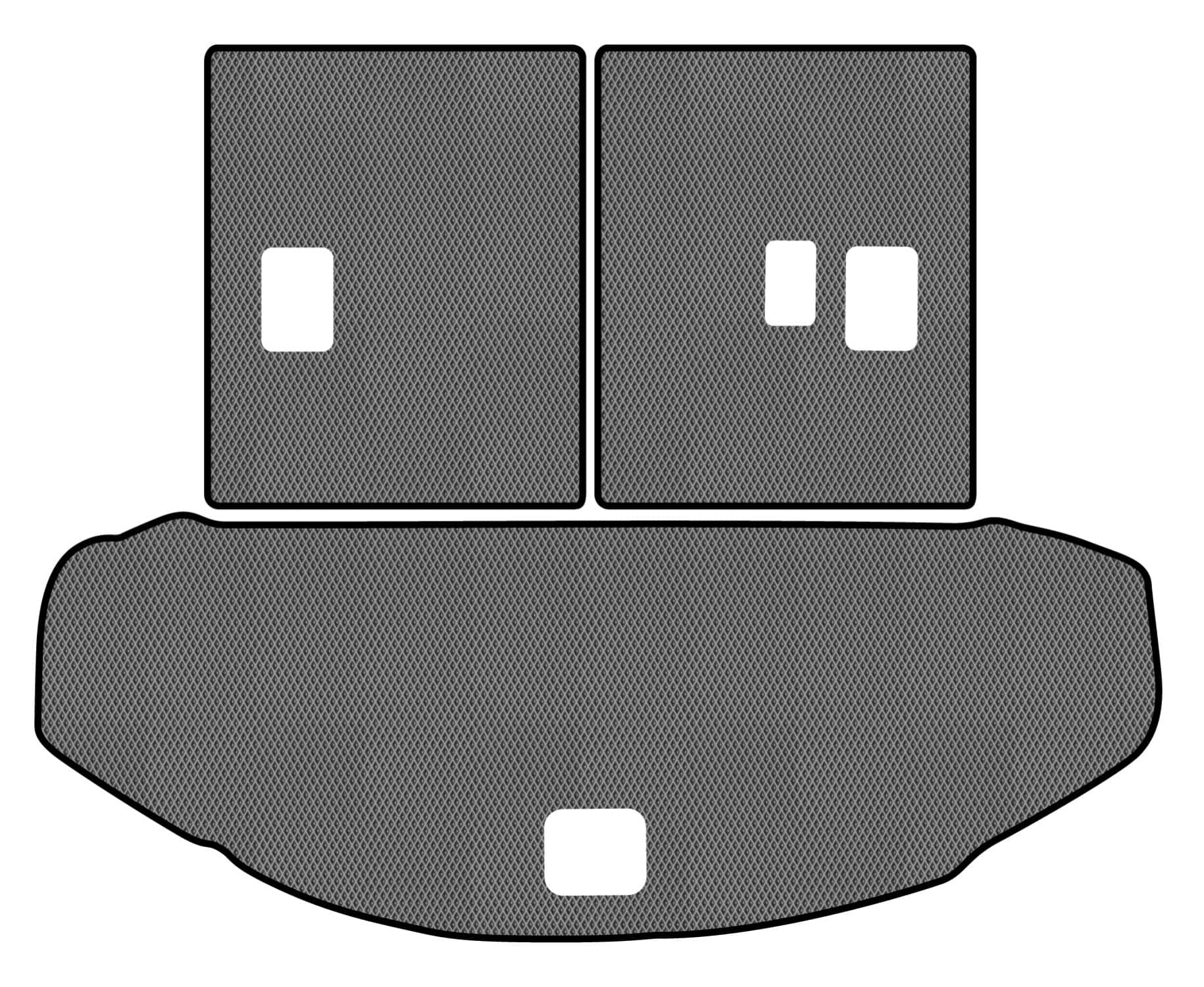 EVA коврик в багажник авто EVAtech для CX-9 (TC) (7 seats) Mazda 2016 2 поколение SUV USA MZ11398BG3RGB