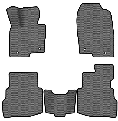 EVA коврики в салон авто EVAtech для CX-9 (TC) (7 seats) Mazda 2016 2 поколение SUV USA MZ11398CDO5VL4RGB