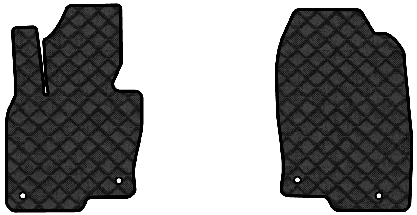 Коврики из экокожи в салон авто передние EVAtech для CX-5 (KF) Mazda 2016-2021 2 поколение SUV USA MZ1627AV2VL4BBB