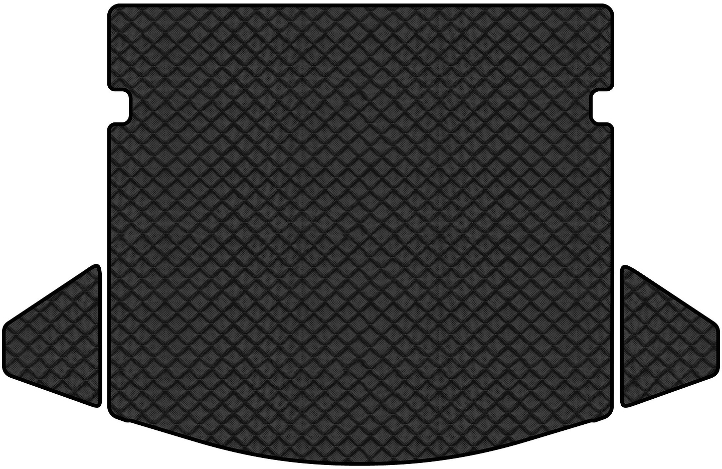 Коврик из экокожи в багажник авто EVAtech ECO для CX-5 (KF) Mazda 2016-2021 2 поколение SUV USA MZ1627BE3BBB