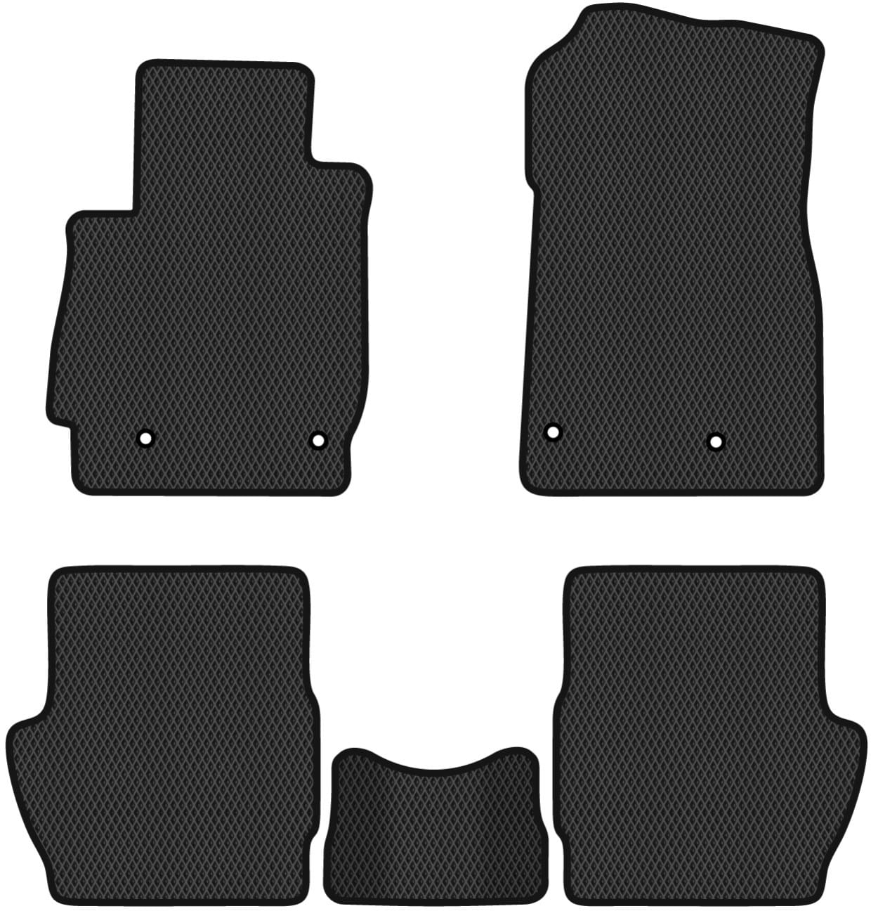 EVA коврики в салон авто EVAtech для 2 (DE) Mazda 2007-2014 2 поколение Htb EU (MZ21230CB5RBB)