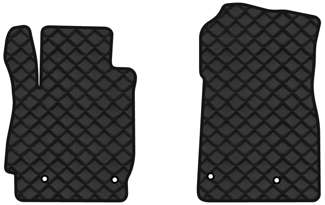 Коврики из экокожи в салон авто передние EVAtech для 2 (DE) Mazda 2007-2014 2 поколение Htb EU MZ21230A2VL4BBB