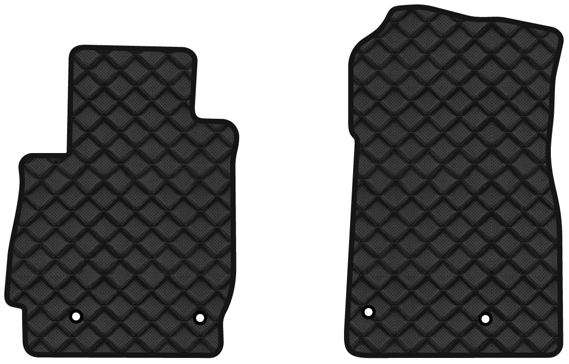 Килимки з екошкіри в салон авто передні EVAtech для 2 (DE) Mazda 2007-2014 2 поколение Htb EU MZ21230AB2VL4BBB