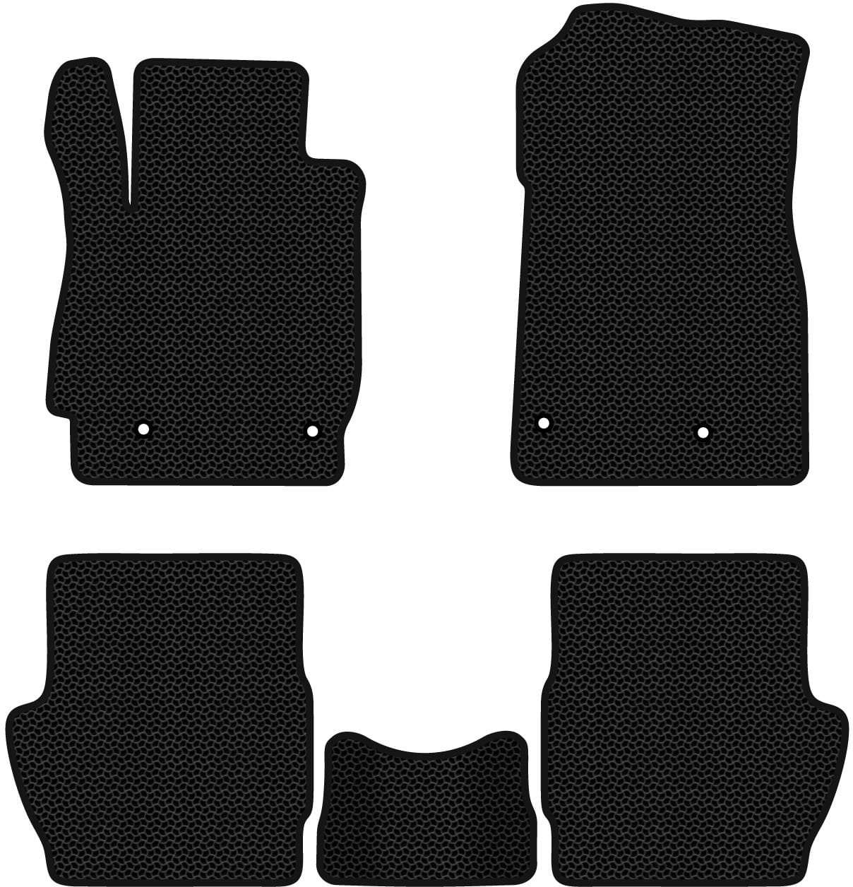 EVA коврики в салон авто EVAtech для 2 (DE) Mazda 2007-2014 2 поколение Htb EU (MZ21230C5VL4KBB)