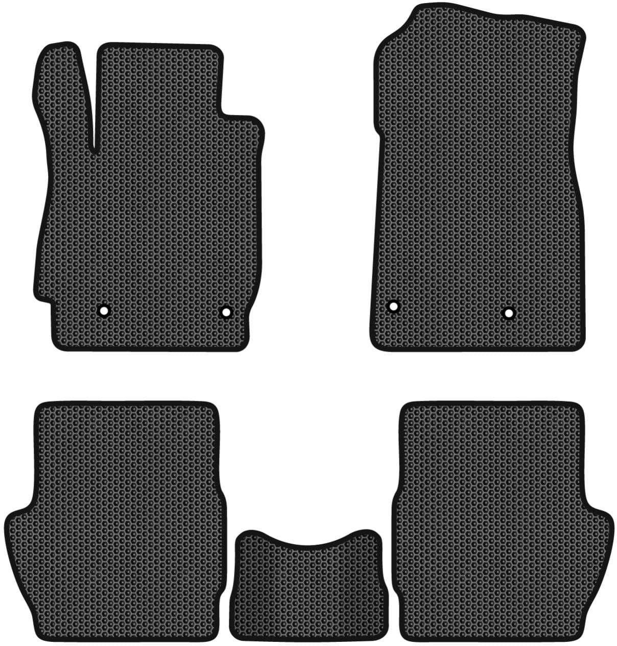 EVA коврики в салон авто EVAtech для 2 (DE) Mazda 2007-2014 2 поколение Htb EU (MZ21230C5VL4SBB)