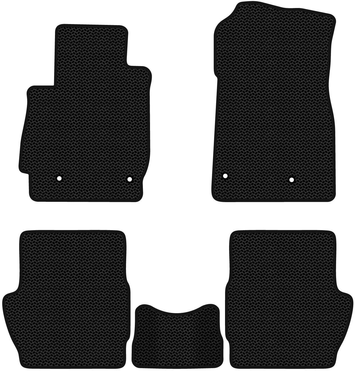 EVA коврики в салон авто EVAtech для 2 (DE) Mazda 2007-2014 2 поколение Htb EU (MZ21230CB5VL4KBB)