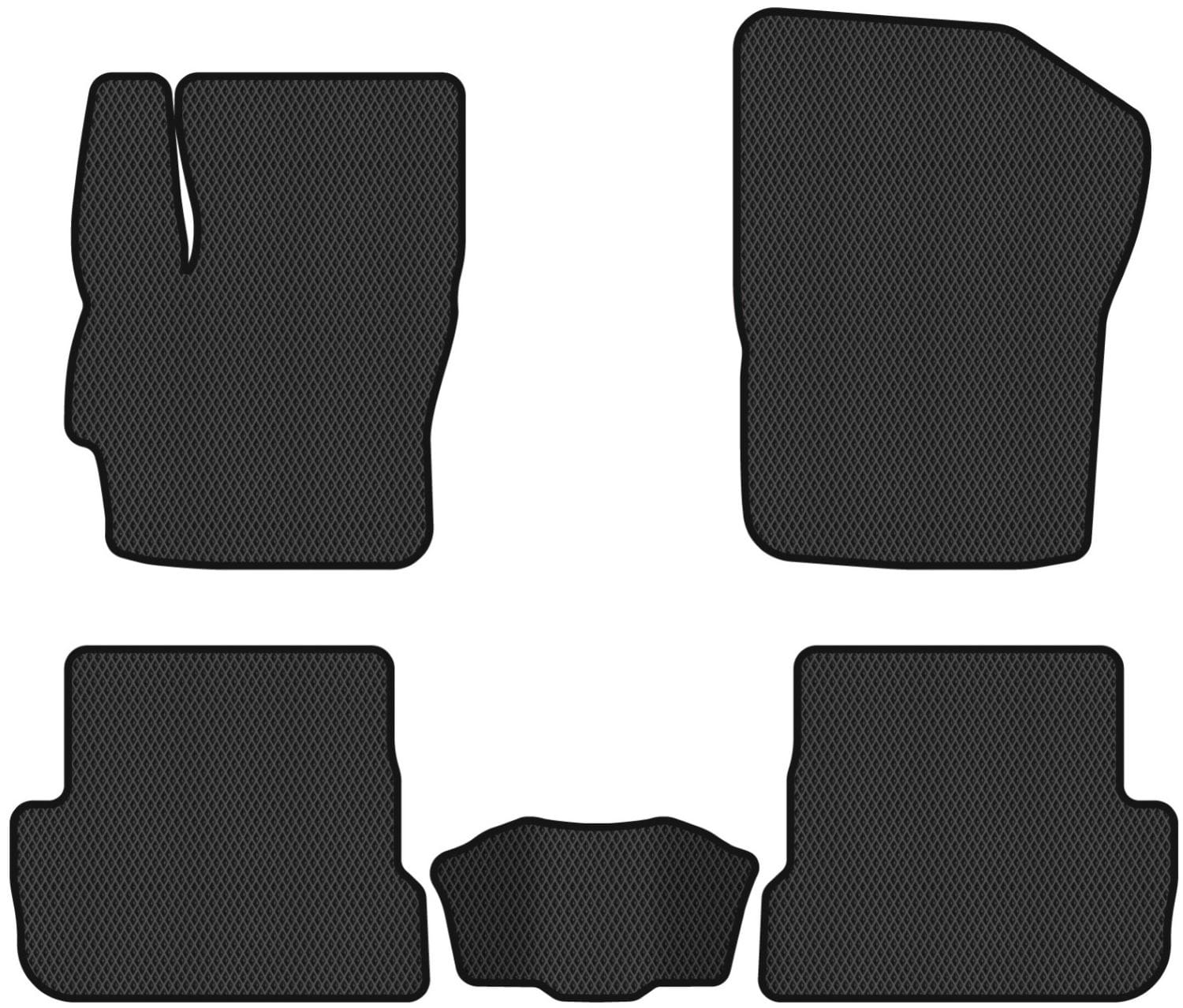 EVA коврики в салон авто EVAtech для 3 (BK) Mazda 2004-2009 1 поколение Sedan USA (MZ11890C5RBB)